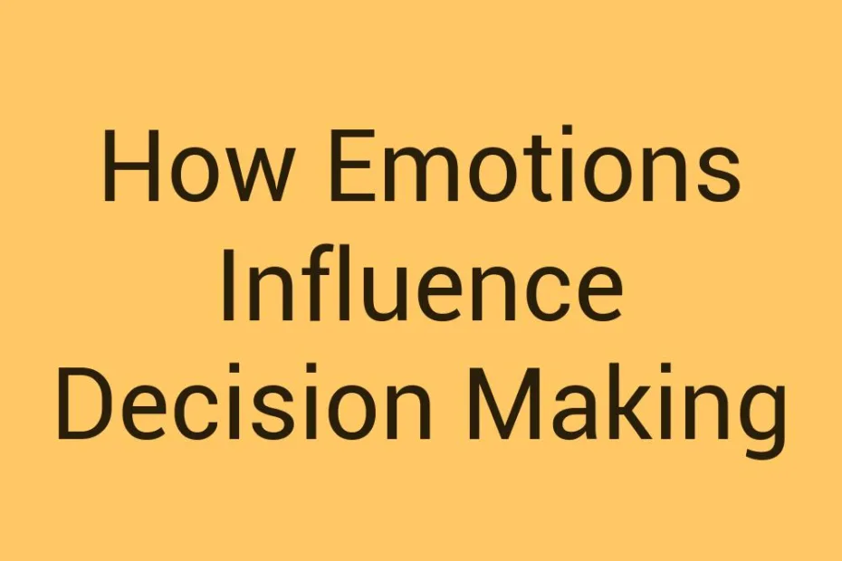 how-emotions-influence-decision-making