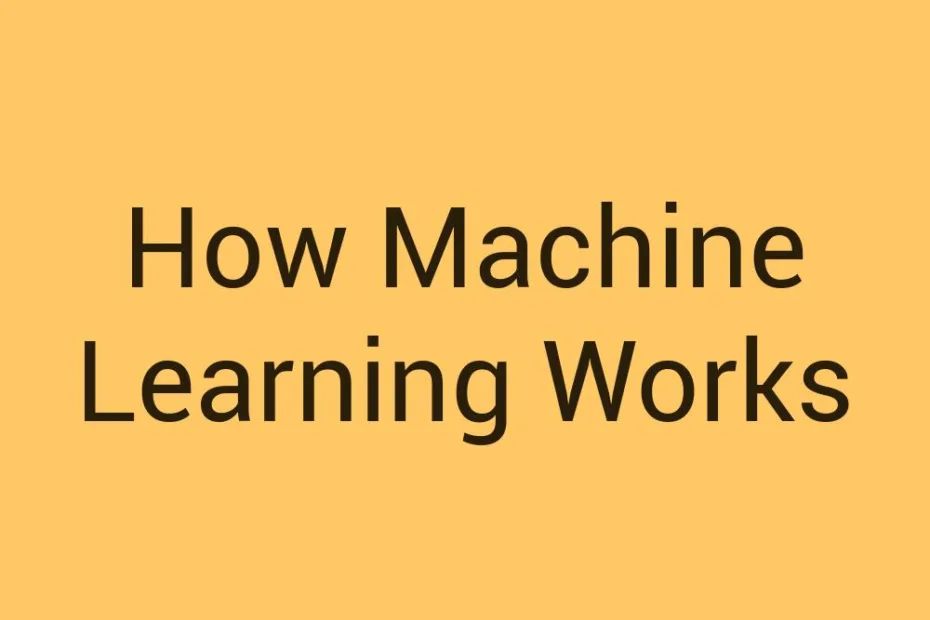 how-machine-learning-works