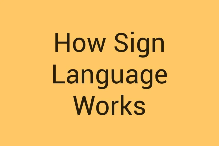how-sign-language-works