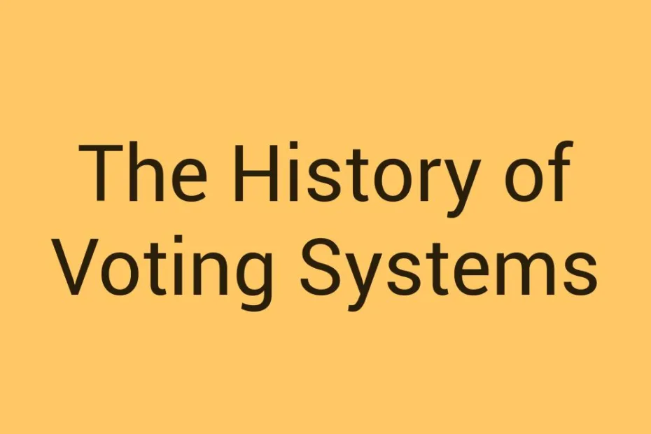 the-history-of-voting-systems