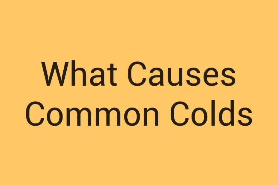 what-causes-common-colds