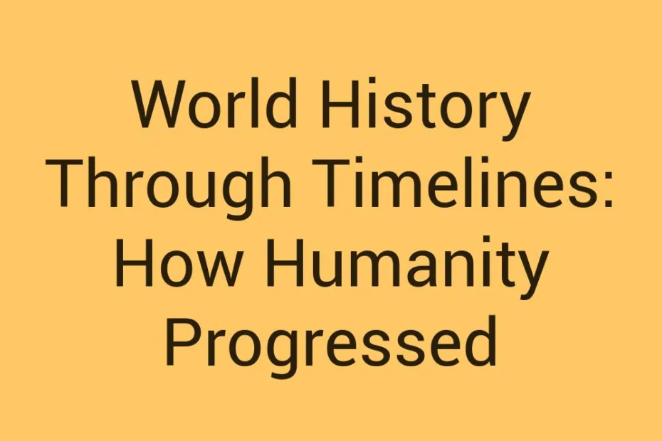 world-history-through-timelines-how-humanity-progressed