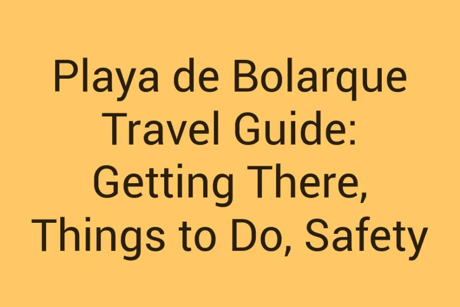 Playa De Bolarque Travel Guide Getting There Things To Do Safety